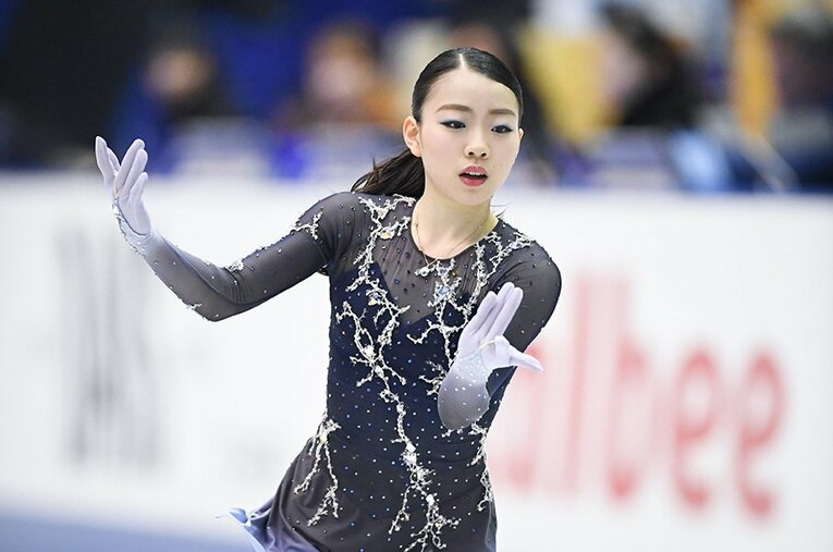 シニア1年目の紀平 ／ photograph by Asami Enomoto