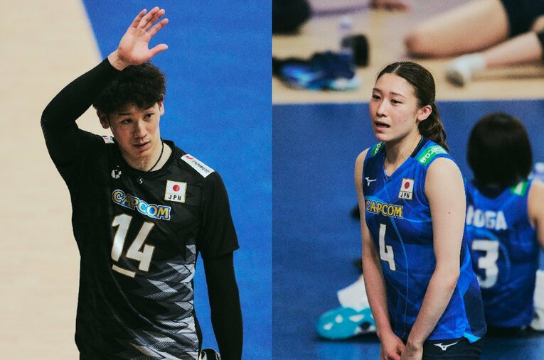 兄妹ともに日本代表の中心選手として活躍する石川祐希と石川真佑　©︎Yuki Suenaga