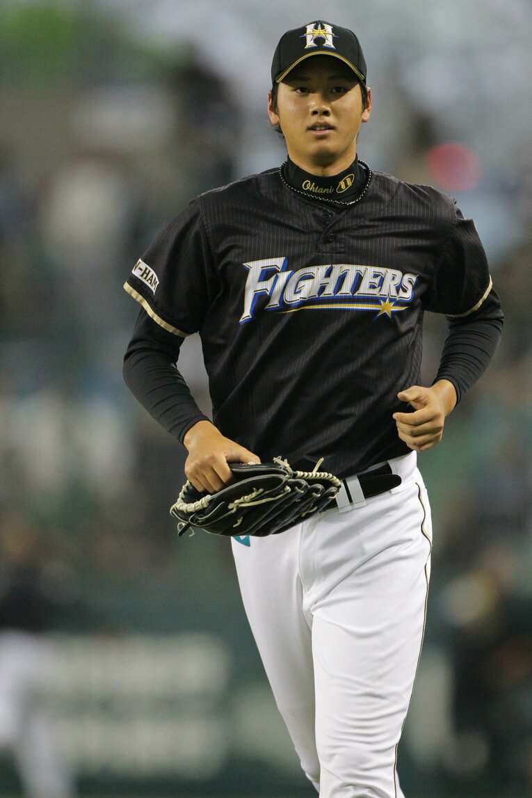 プロ1年目（2013年）の大谷翔平　©BUNGEISHUNJU