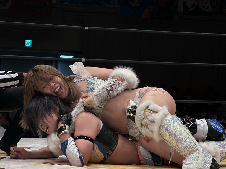 マリーゴールドの女子プロレスラー・桜井麻衣　©Norihiro Hashimoto