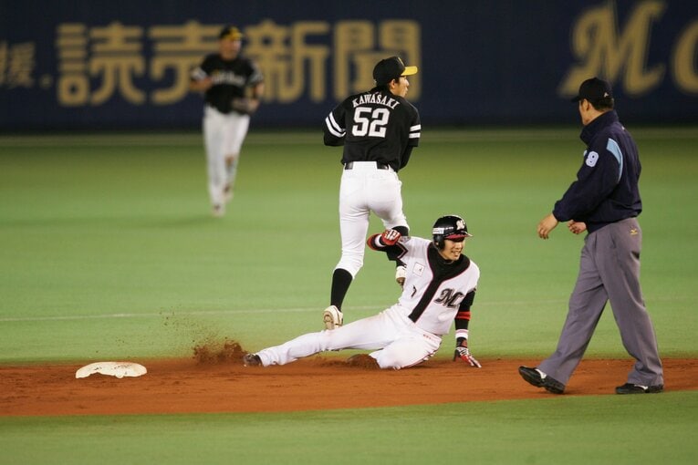 川崎宗則、西岡剛（2007年CS）　©︎Naoya Sanuki