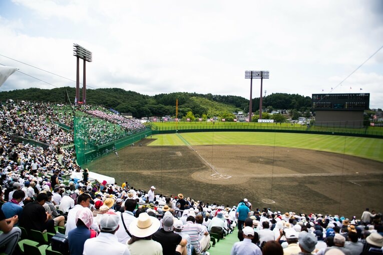 【「あの日の様子」現地カット30枚超】2019年、岩手大会決勝が行われた岩手県営野球場の様子 ©Asami Enomoto 