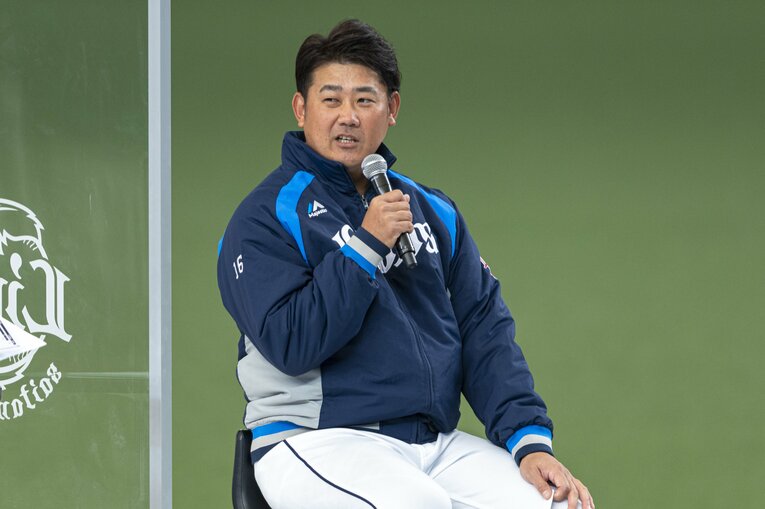 2021年12月の引退セレモニー　©Takuya Sugiyama