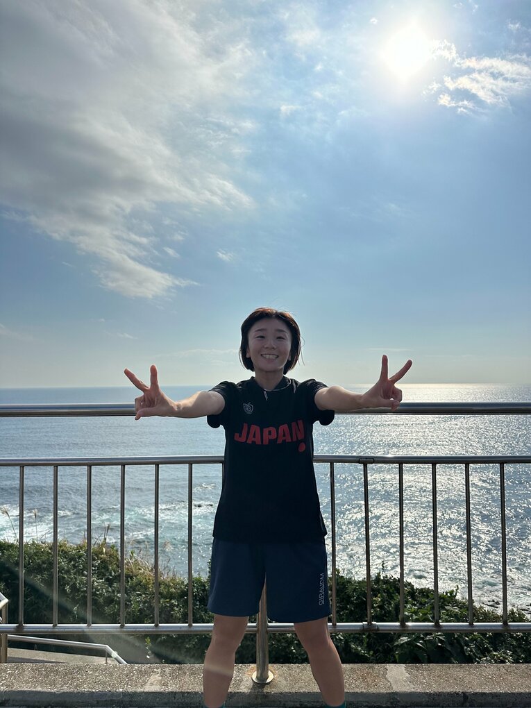 密着企画で移住した三浦半島でも走る走る　©Narumi Takahashi