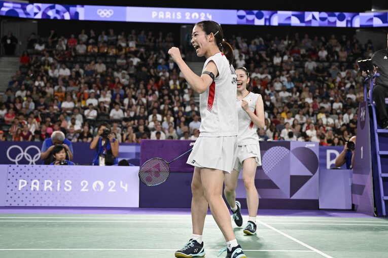 中国ペアとの準決勝　©Asami Enomoto/JMPA