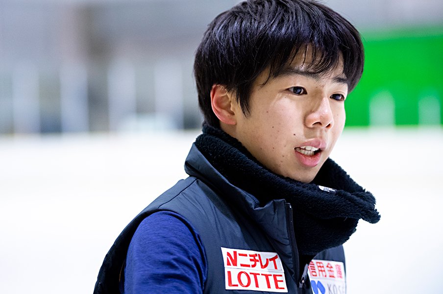羽生結弦の練習を見て「目が点」。佐藤駿、五輪へのステップを着実に。<Number Web> photograph by Takuya Sugiyama