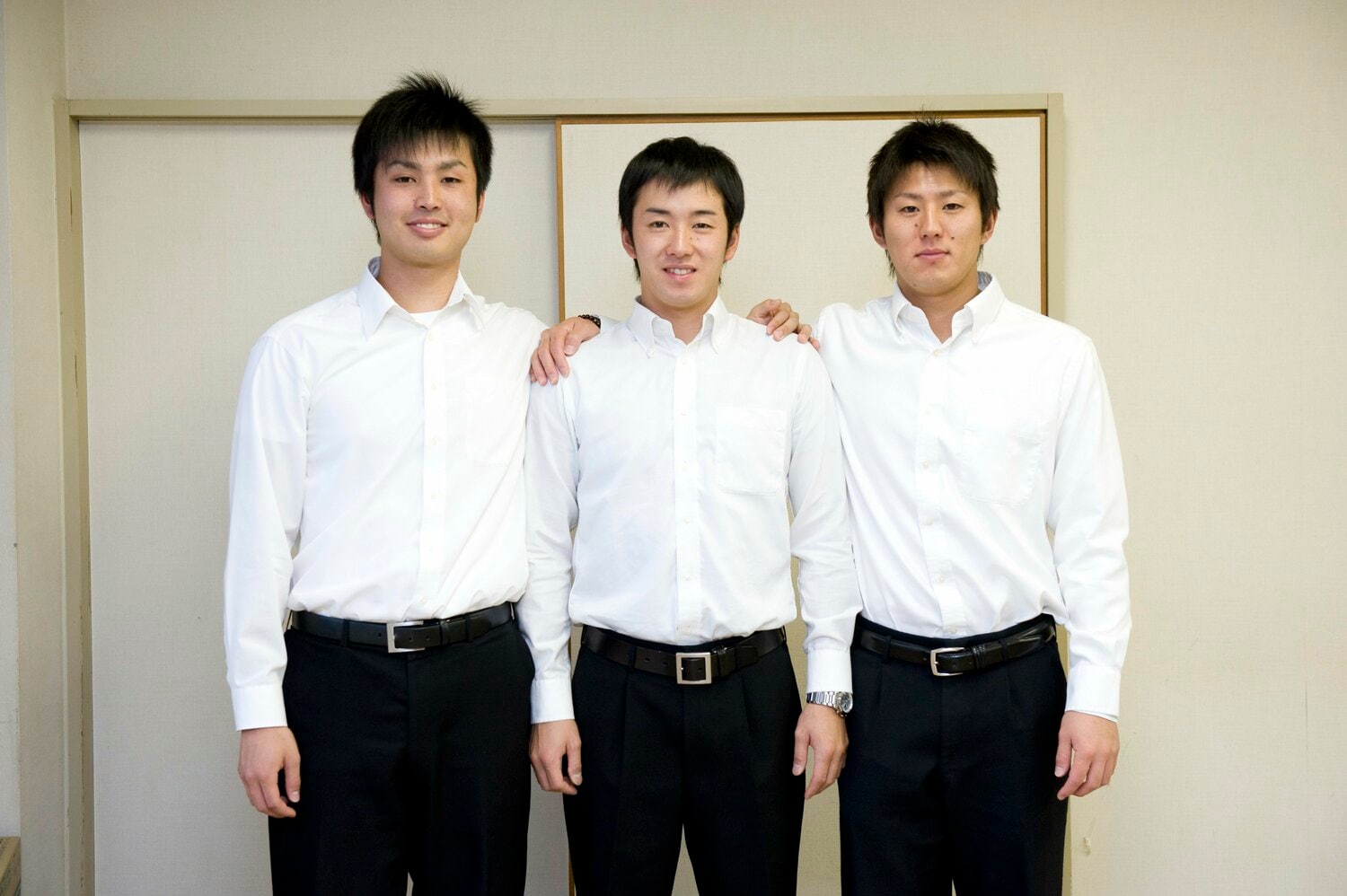 2010年、いずれも1位指名を受けた早稲田トリオ、大石、斎藤、福井　© Mami Yamada