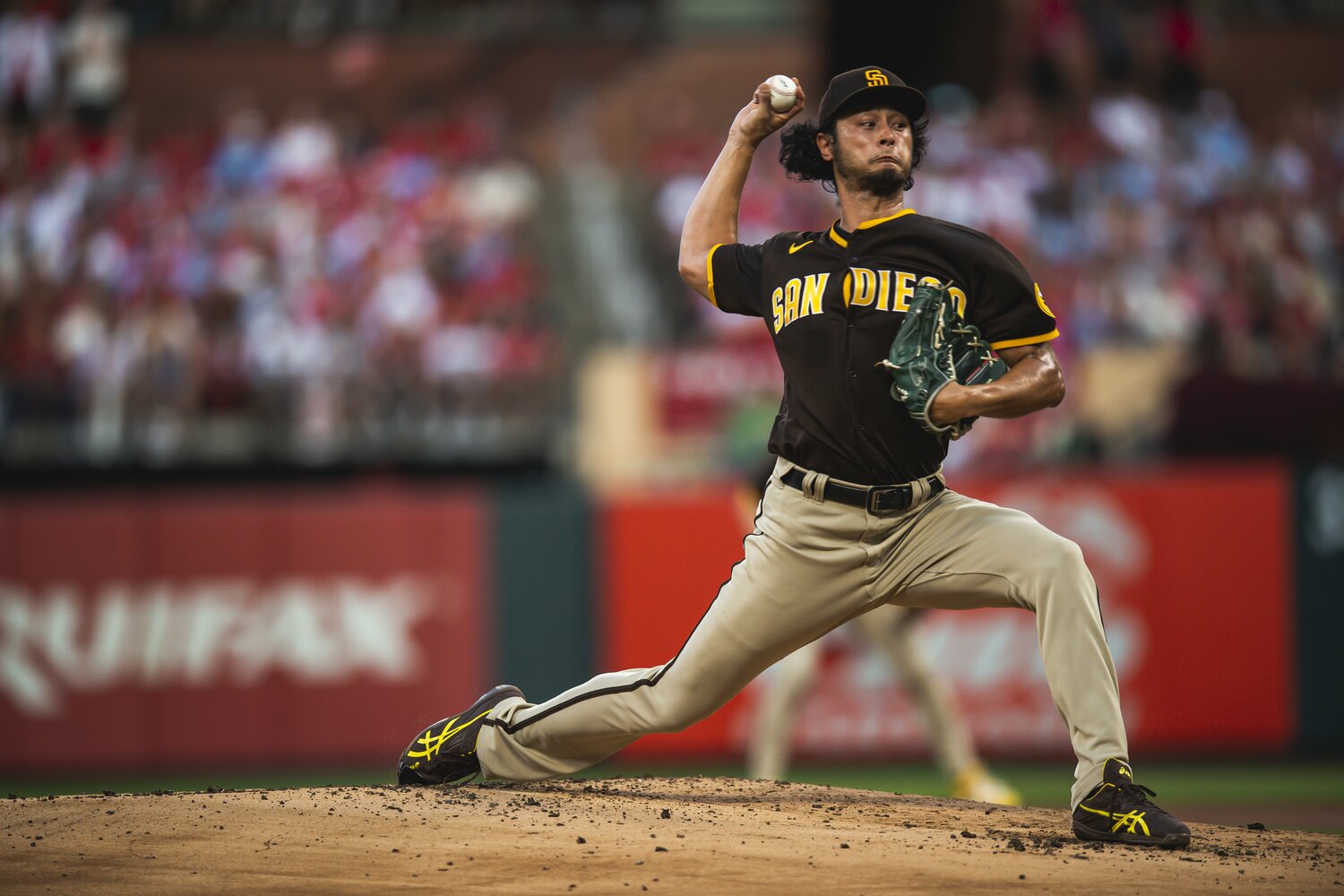 2015年3月にトミー・ジョン手術を受けているダルビッシュ有 ©Getty Images