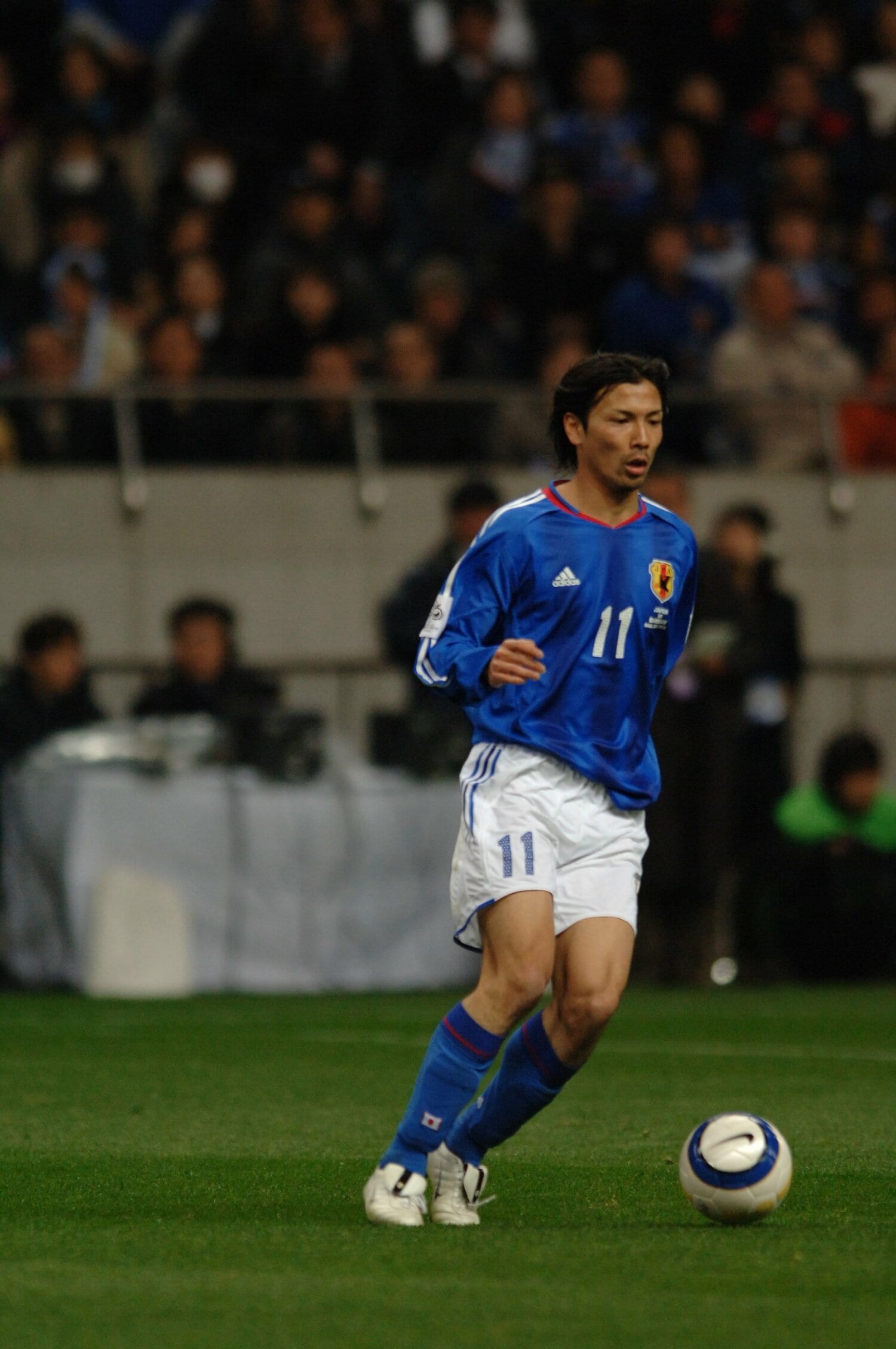 2006年、ドイツW杯のアジア最終予選、バーレーン戦でもプレー　©Takuya Sugiyama