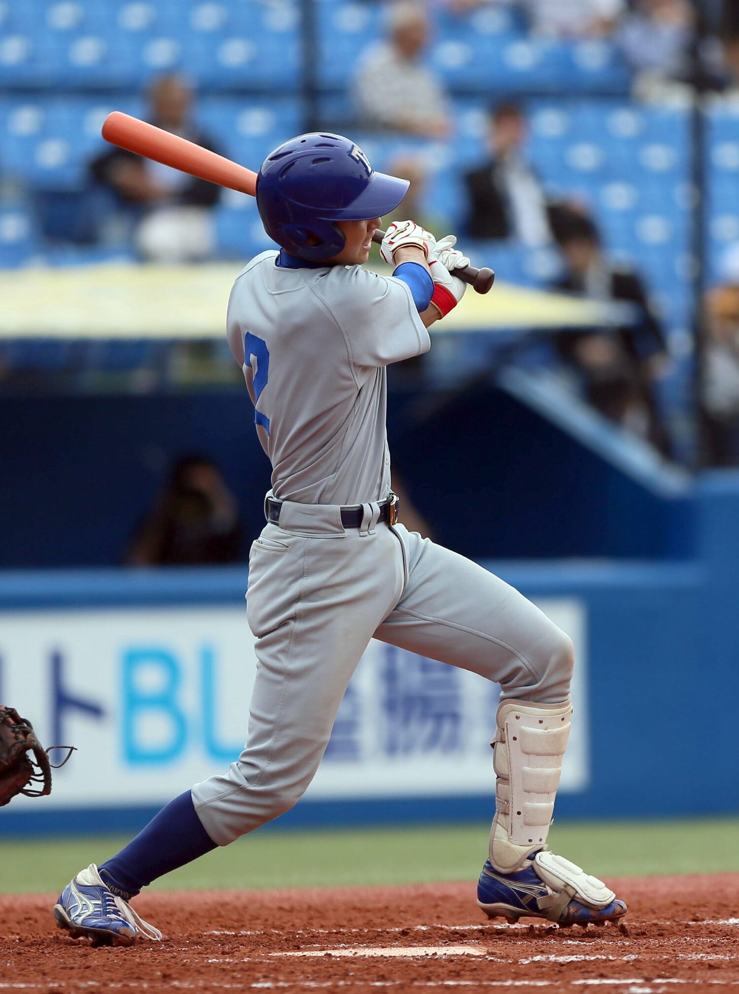 東大野球部時代の喜入アナのバッティング　©Sankei Shimbun