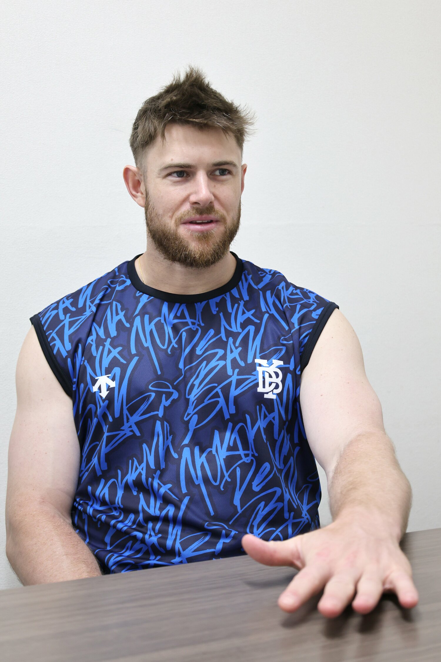 欠かさないウェイトトレーニングもあってか筋骨隆々のウィック　©NumberWeb