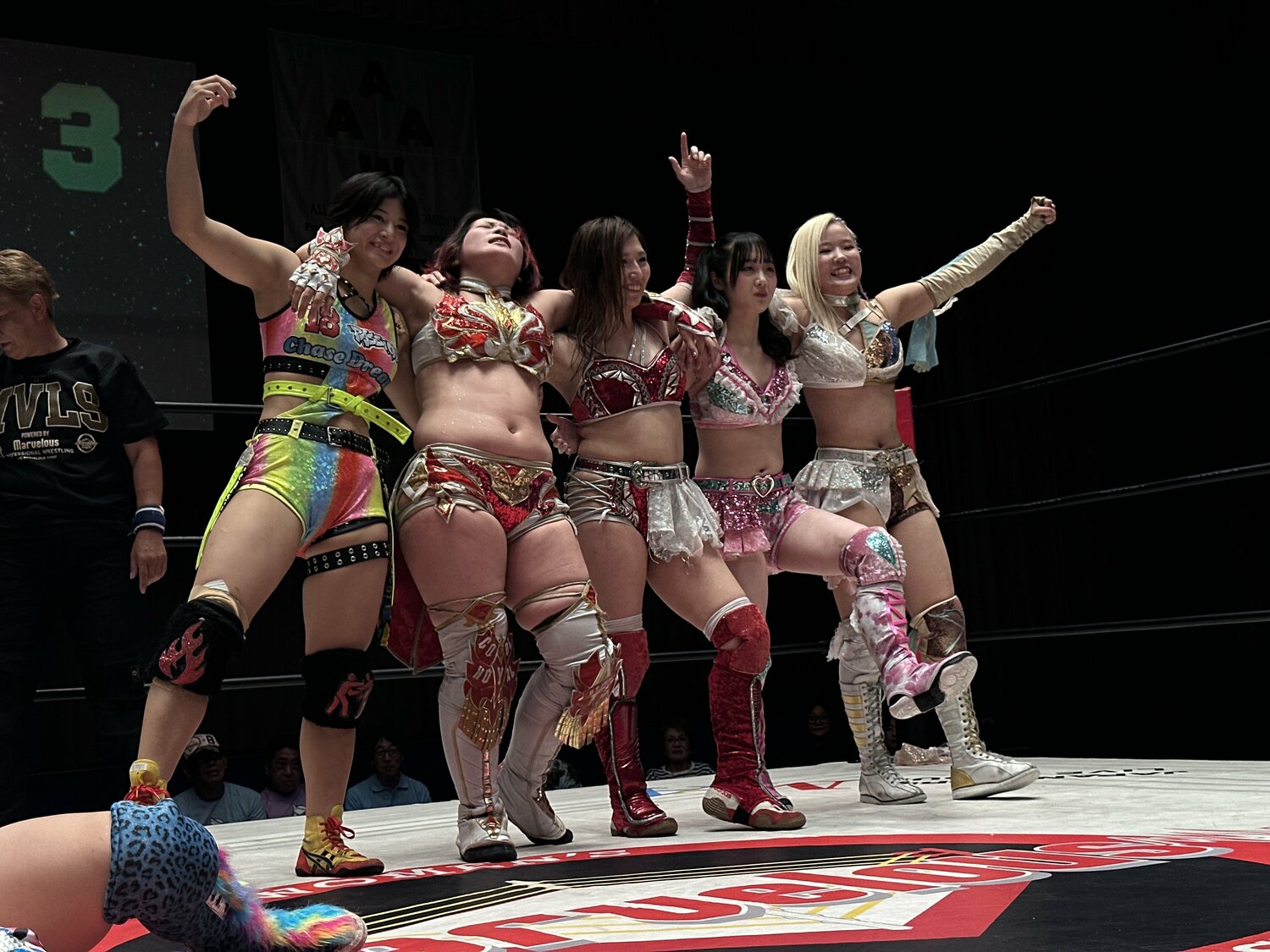 マーベラスとの対抗戦に勝利したマリーゴールドの選手たち