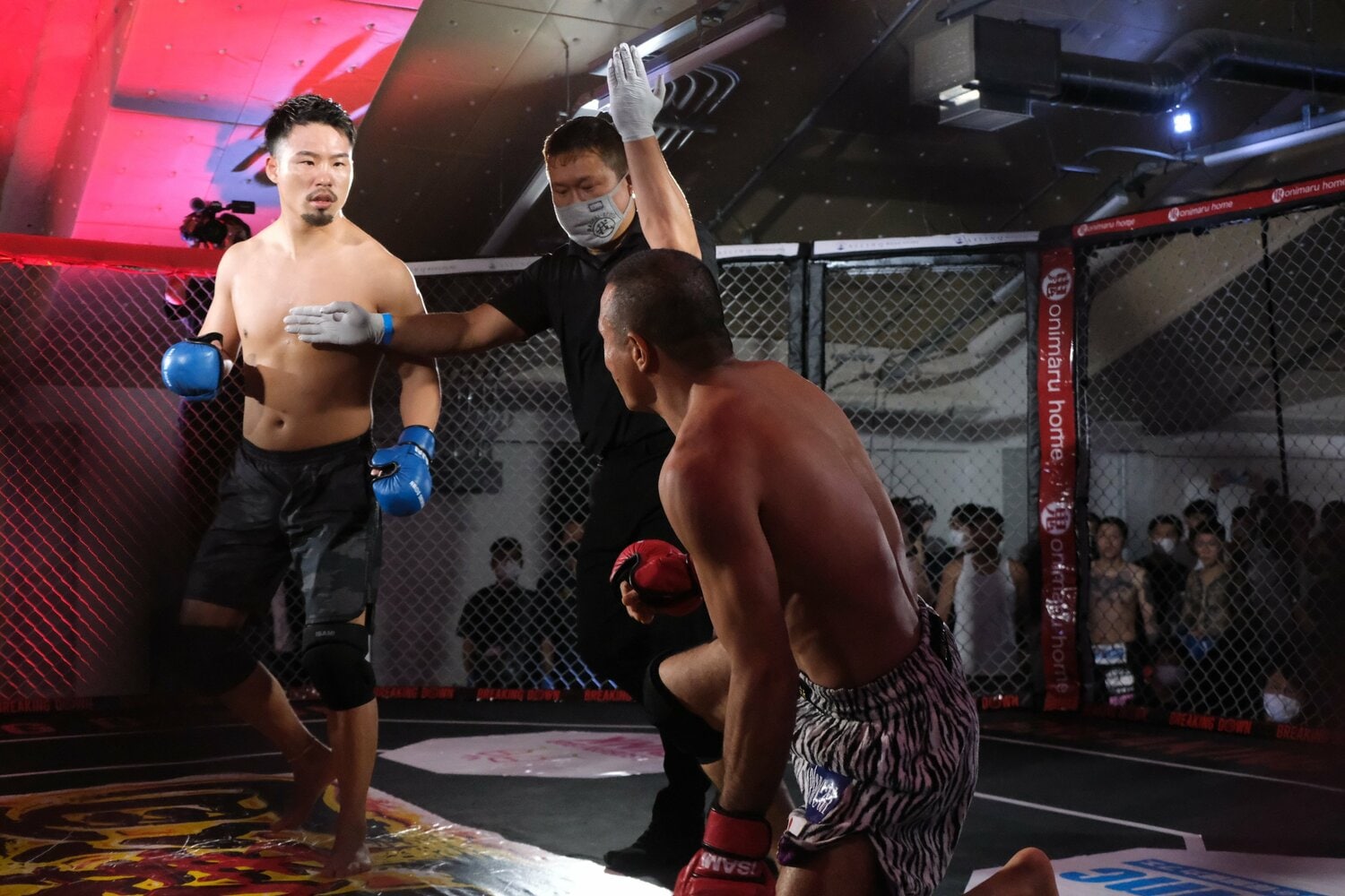 オーディション中、スパーリングで実力が査定されることも　©Norihiro Hashimoto