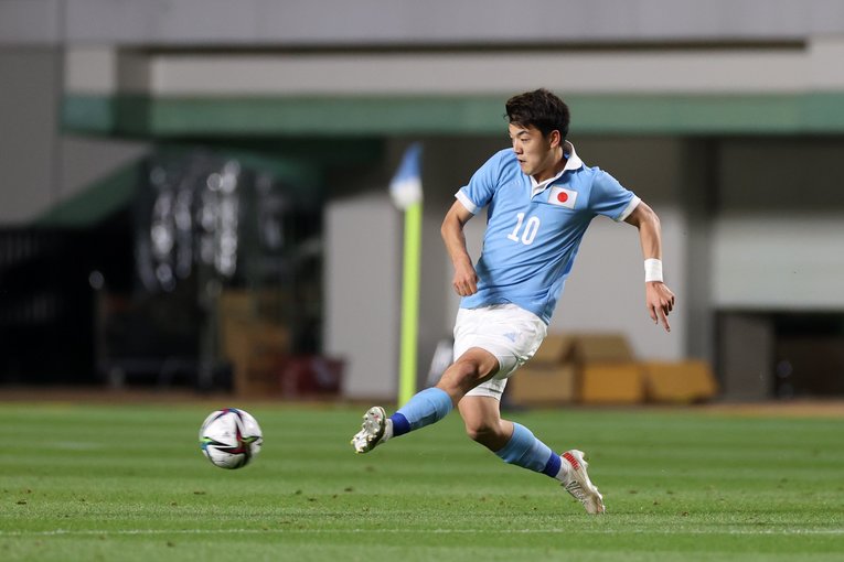 ガーナ戦で活躍を見せた堂安律　©Getty Images