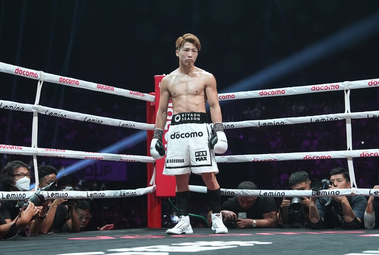 試合開始直前の井上尚弥　©Naoki Fukuda