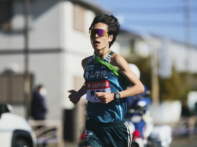 三大駅伝で常に活躍した青学大の「駅伝男」太田はマラソン挑戦を視野に入れる　©Yuki Suenaga