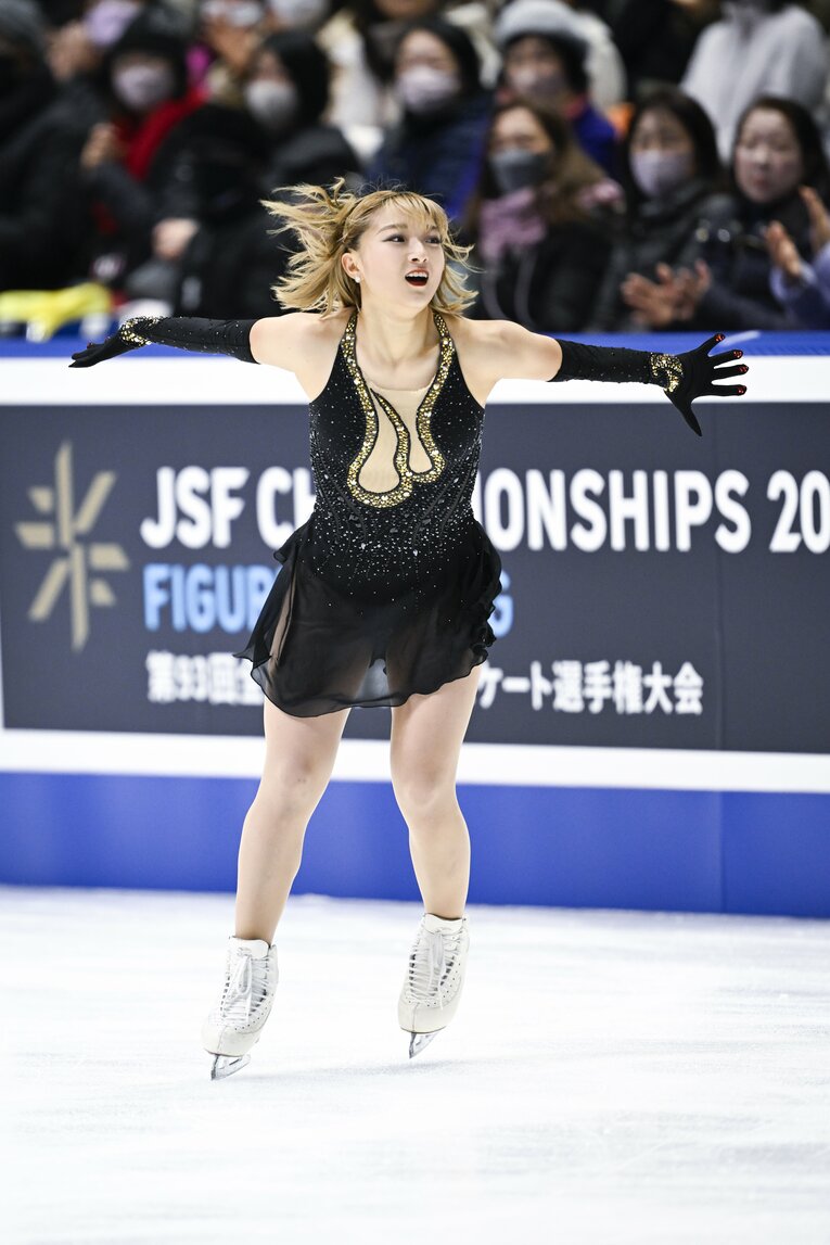 全日本選手権フリーの演技　©︎Asami Enomoto