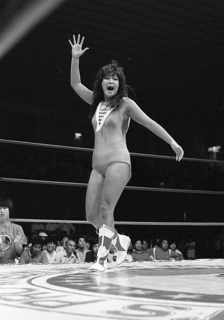 全女で活躍したジャンボ堀さんの現役時代　提供：ジャンボ堀