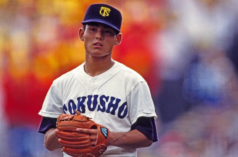 川上憲伸／徳島商 ／ photograph by Katsuro Okazawa／AFLO