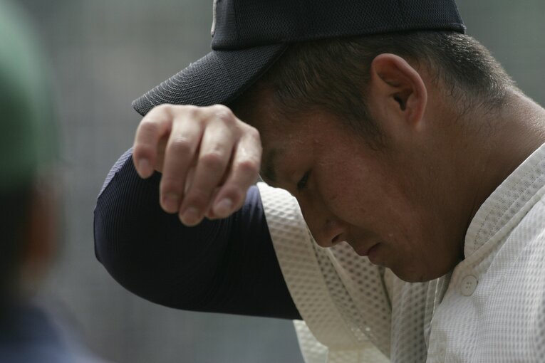 中田翔　©BUNGEISHUNJU