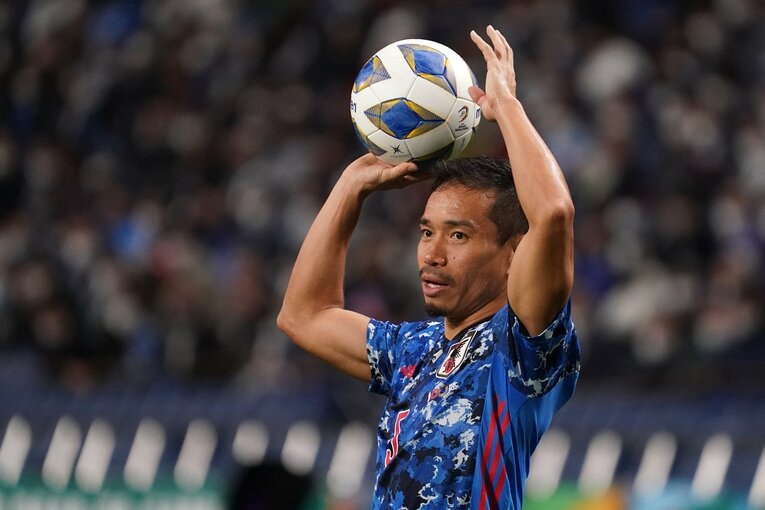 2010年、14年、18年とW杯3大会に渡って、左サイドバック不動のレギュラーとして活躍してきた長友佑都（35歳）　©Getty Images