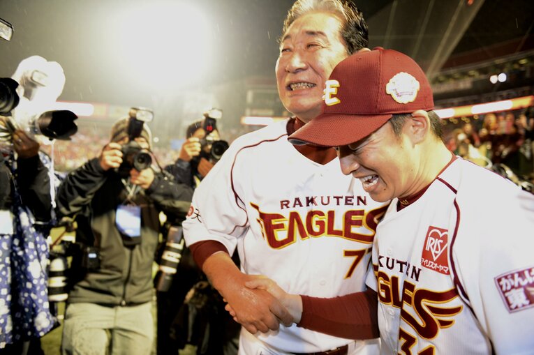 楽天の日本一時　©Sports Graphic Number