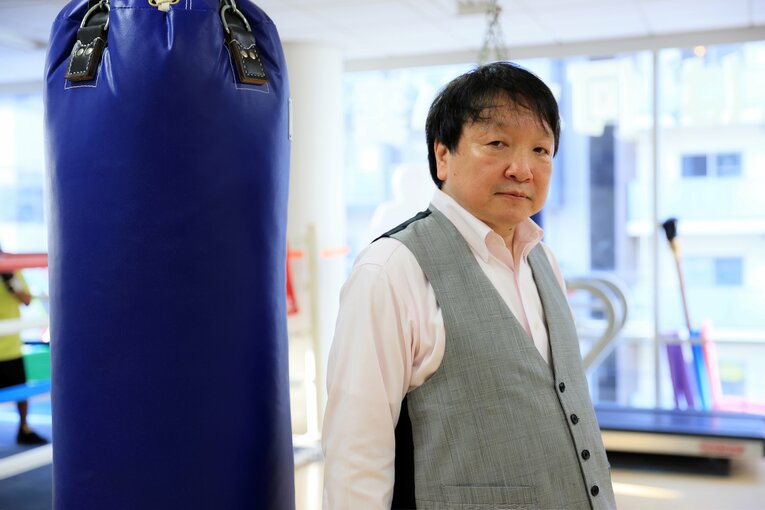 大橋ジムの大橋秀行会長　©Shigeki Yamamoto