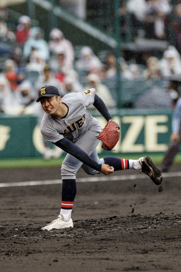 エースナンバーを背負う高橋煌稀　©Kiichi Matsumoto