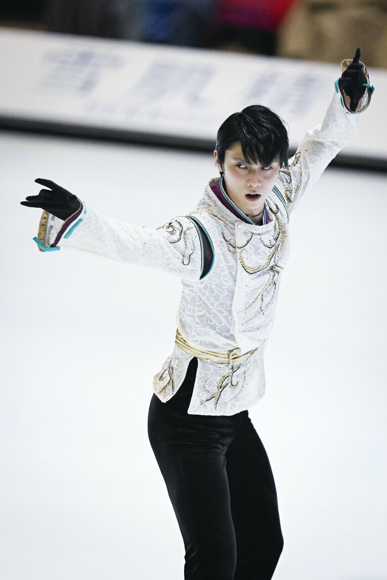 こちらも“伝説”のプログラム、平昌五輪で2連覇達成時のフリー『SEMEI』　©Asami Enomoto