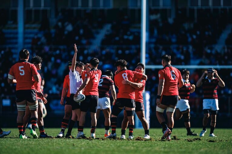 大学選手権の決勝では対抗戦で敗れた早大に雪辱を果たし4連覇を達成　©Kiichi Matsumoto