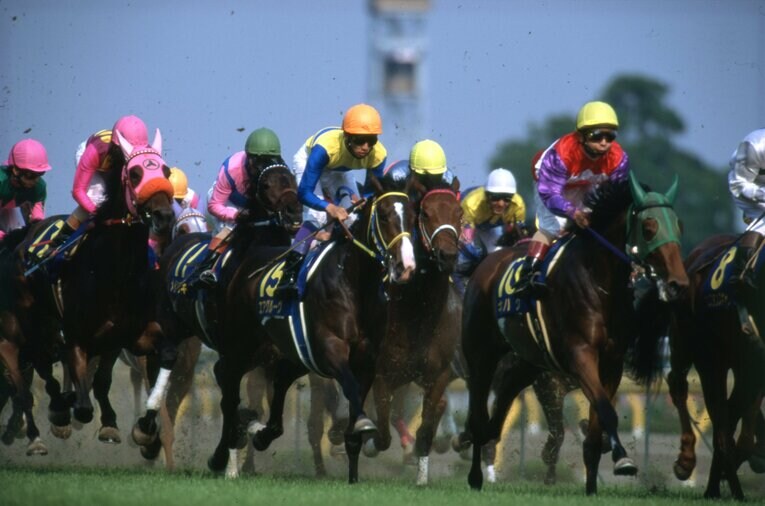 1996年オークス、エアグルーヴ　©Keiji Ishikawa