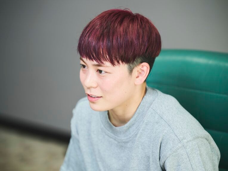 今年9月に行われるW杯へ向けたバスケ女子日本代表候補にも選ばれている安間志織　©Yuki Suenaga