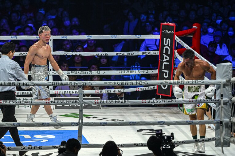 那須川天心vs.ジェーソン・モロニー。2月24日、有明アリーナ　©Takuya Sugiyama