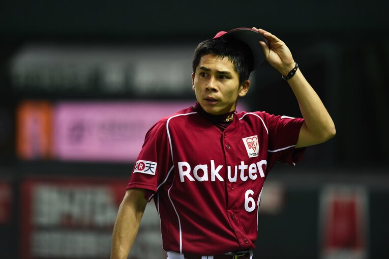 楽天のリリーフとして活躍する福山の、意外過ぎるトレーニング方法とは……（ｃ）Nanae Suzuki