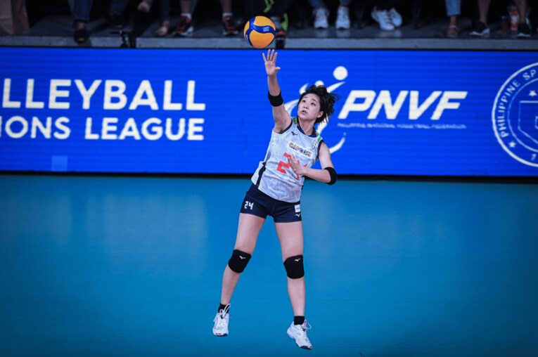 ネーションズリーグ予選ラウンド・中国戦　©︎FIVB