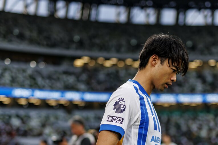 日本ツアーでの三笘　©Kiichi Matsumoto