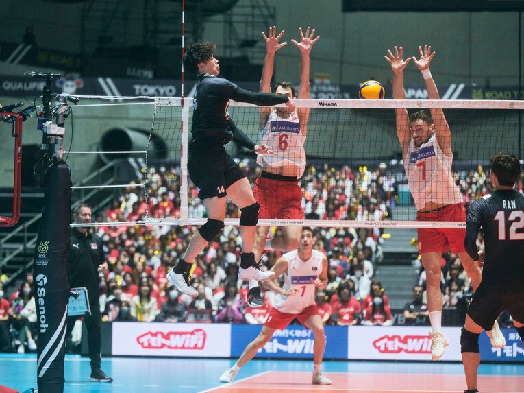 石川祐希（パリ五輪予選トルコ戦）©︎Yuki Suenaga