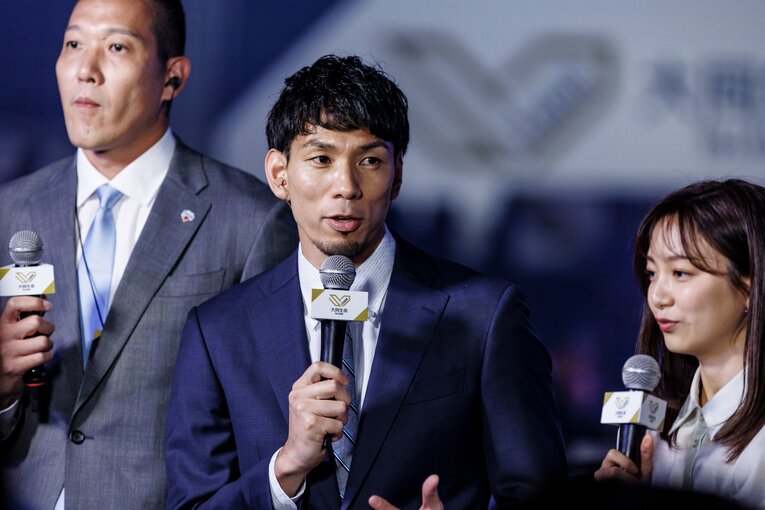 SVリーグ開幕戦で解説を担当した元日本代表・福澤達哉氏　©︎Kiichi Matsumoto