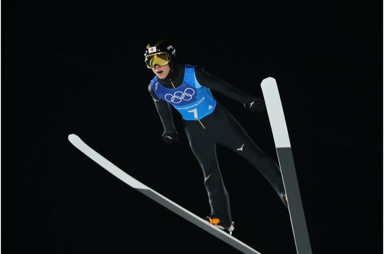 平昌五輪時の小林　©Ryosuke Monju/JMPA