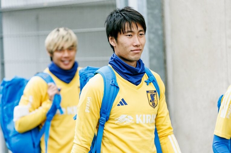 CLでの3戦連発など、今季フランクフルトで公式戦12ゴールを決めている鎌田大地。W杯でも攻撃の中心として日本代表を勝利に導けるか ／ photograph by Kiichi Matsumoto