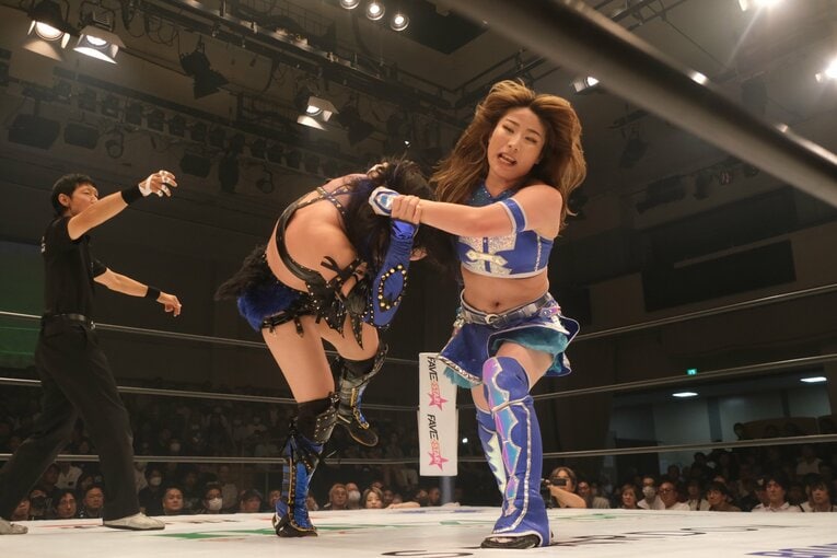 スターダムの大学生レスラー・妃南　©Norihiro Hashimoto