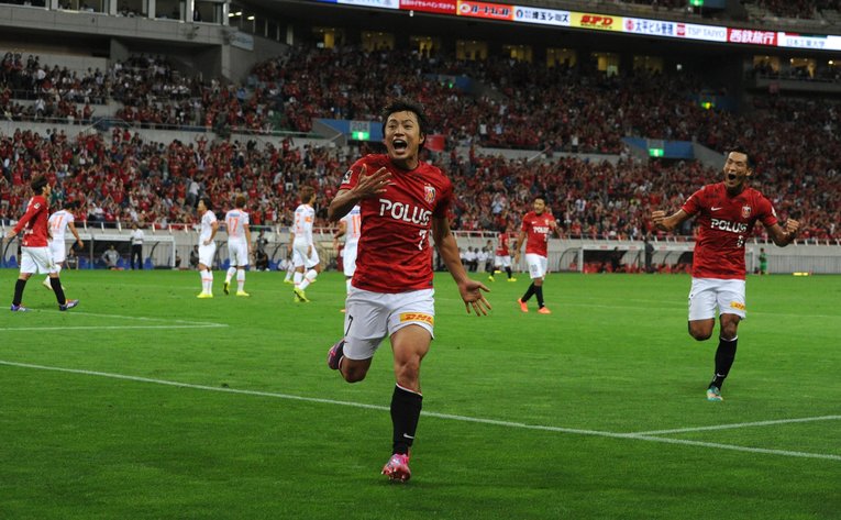 浦和では10年プレーした梅崎。ACLなどタイトル獲得に貢献した（写真は2014年）©︎Masashi Hara/Getty Images