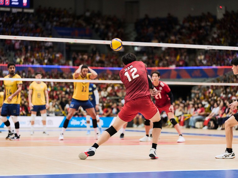 2025年VNLブラジル戦　©︎Yuki Suenaga