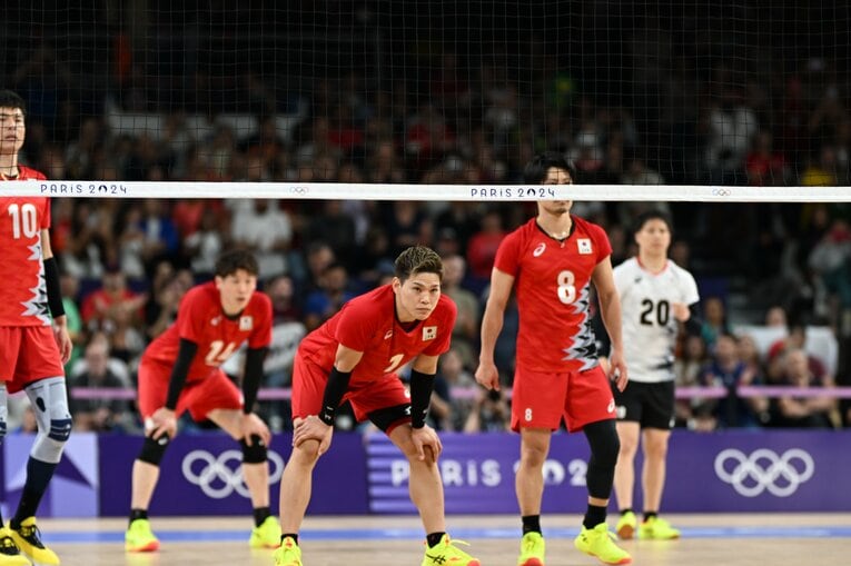 西田有志（パリ五輪 ドイツ戦）©︎Naoya Sanuki/JMPA