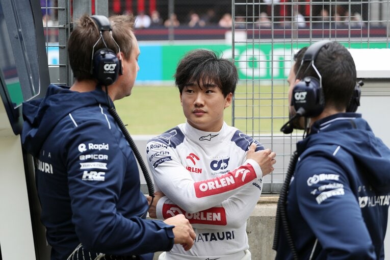 イギリスGPの角田裕毅　©Getty Images / Red Bull Content Pool