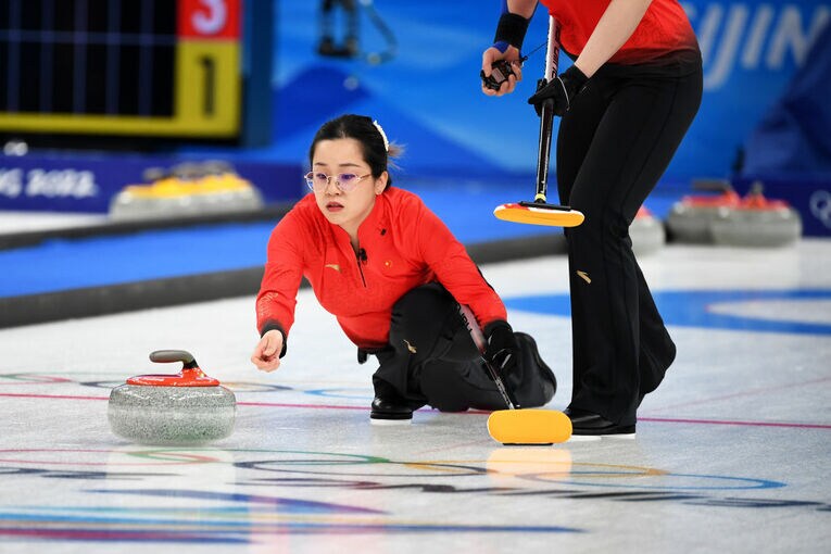 北京五輪で「メガネ着用時」の中国、ワン・ルイ　©Getty Images