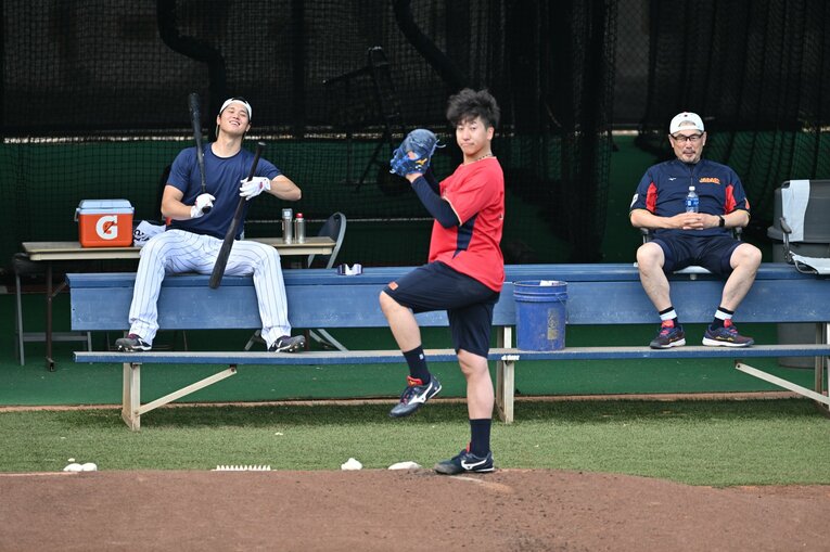 WBCでの練習にて　©Naoya Sanuki