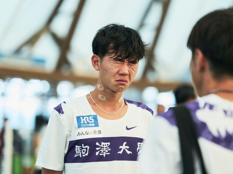 出雲駅伝で失速した桑田駿介は涙を流して悔しがった　©Yuki Suenaga