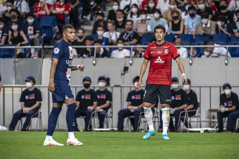 フランスでのプレー経験のある酒井宏樹についてはナバスの印象に残ったようだ　©Takuya Sugiyama