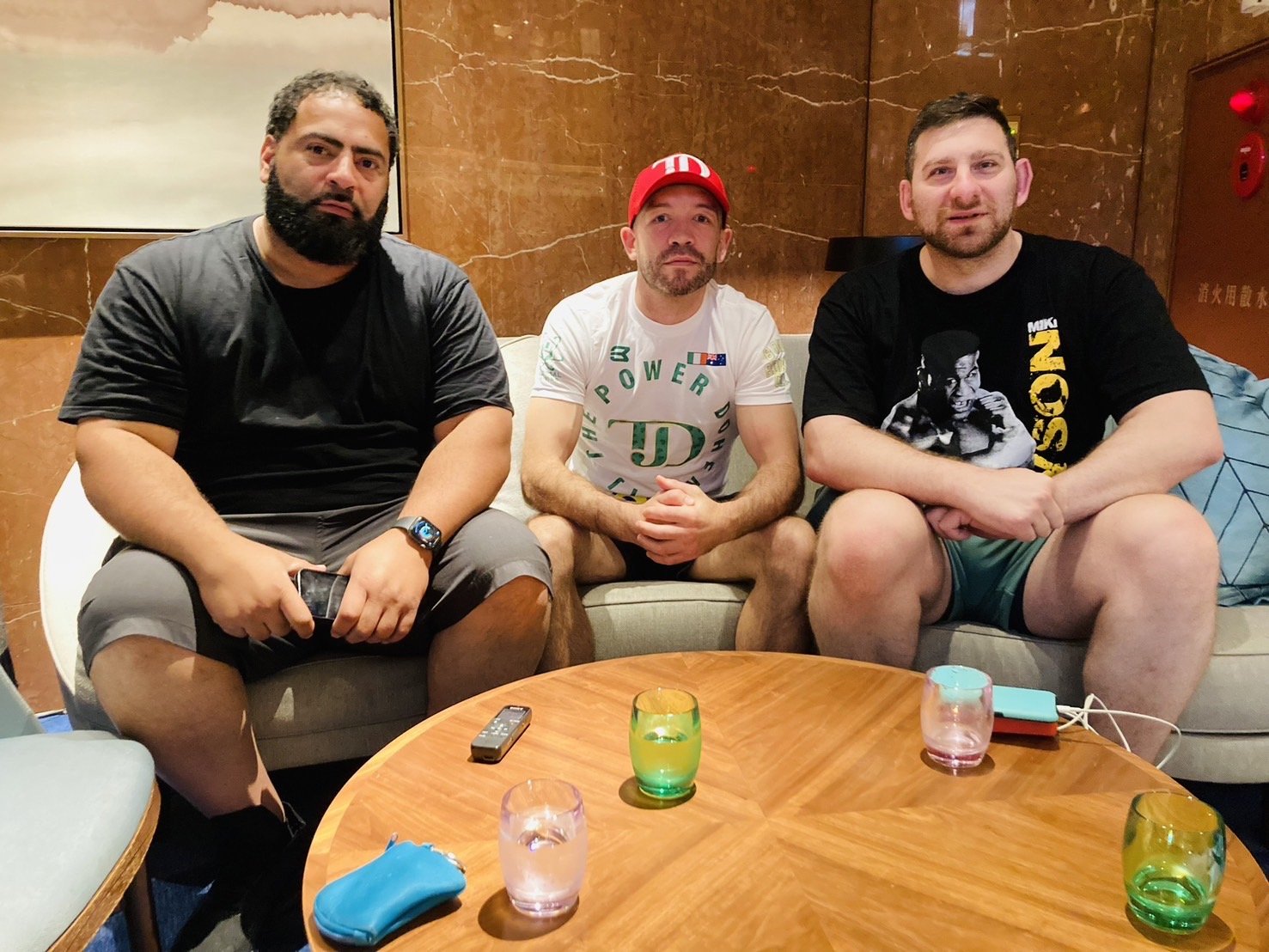 インタビューに応じてくれたドヘニー陣営（筆者撮影）